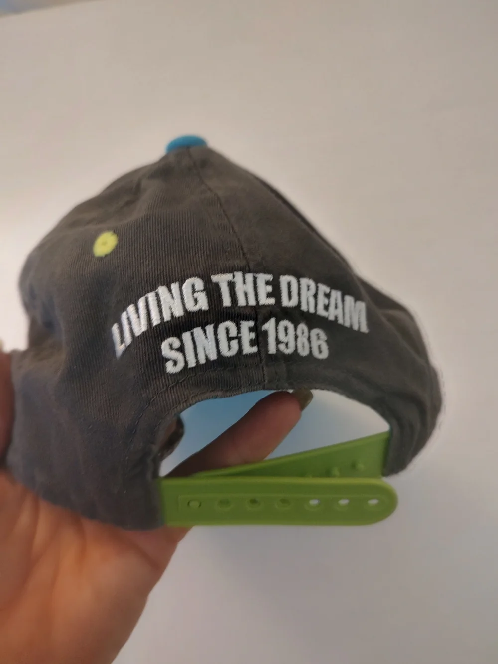 Shaun White Blue, Gray and Lime Kids Snapback Hat